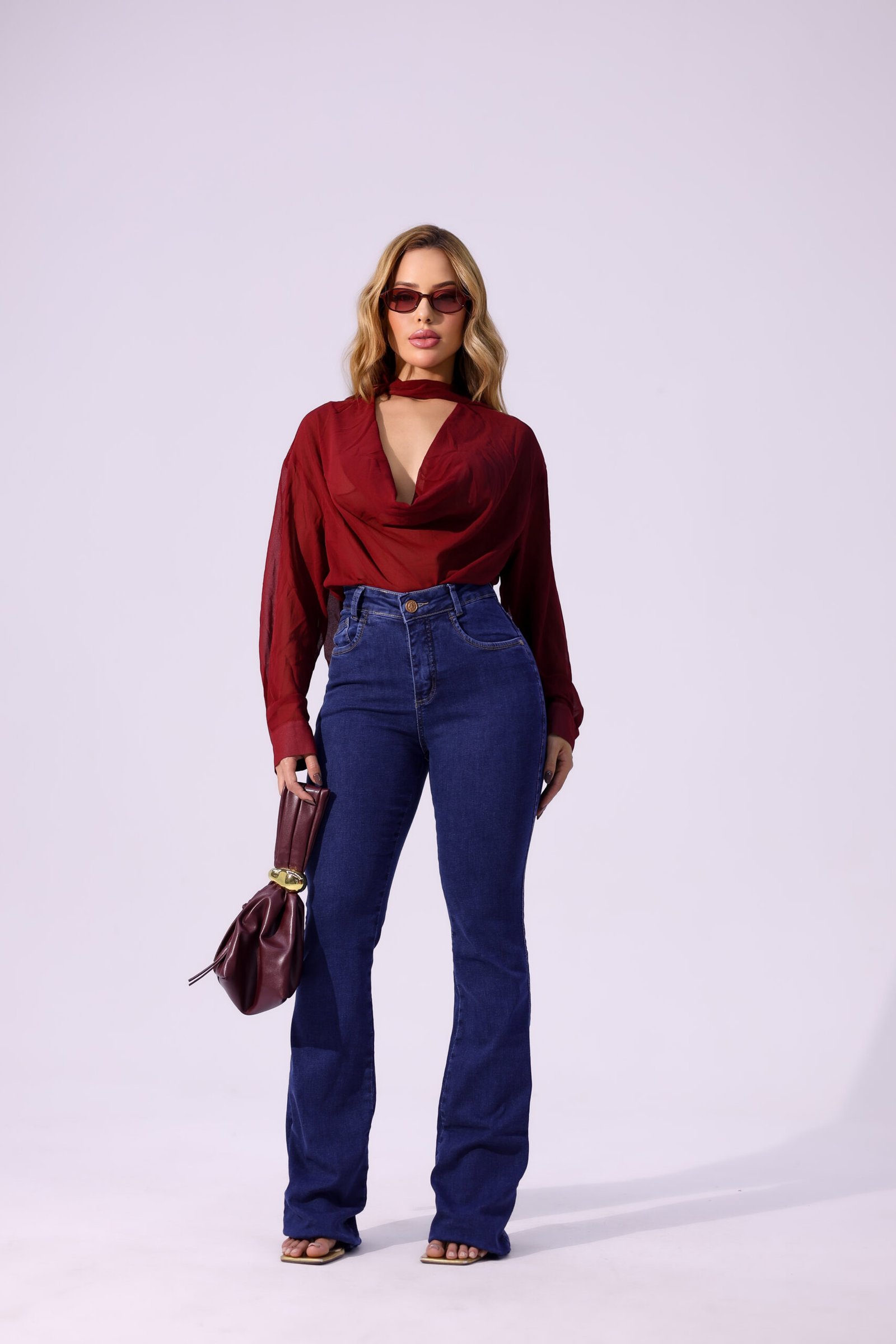 Calça flare